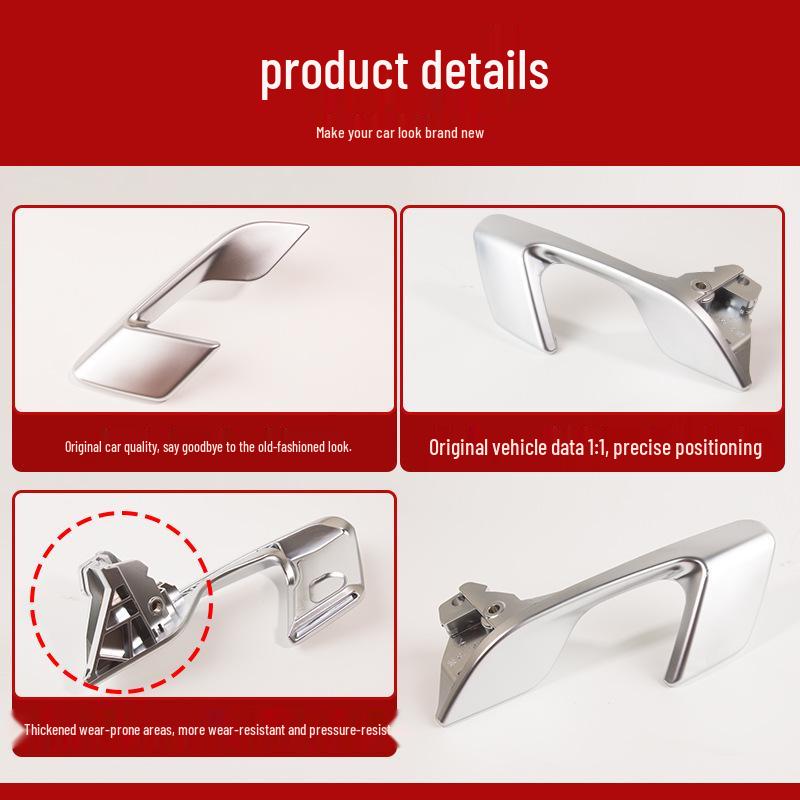 Compatible with Geely Maple 80V Jiaji 2019-2022: Inner Door Handles and Latches for Driver and Passenger Side.