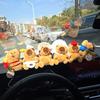 1 Adet Komik Bebek Peluş Kapibara Patates Kızartması Ekmek Gurme Serisi Anahtarlık Yiyecek Kapibala Kolye Karikatür Hayvan Anahtarlık