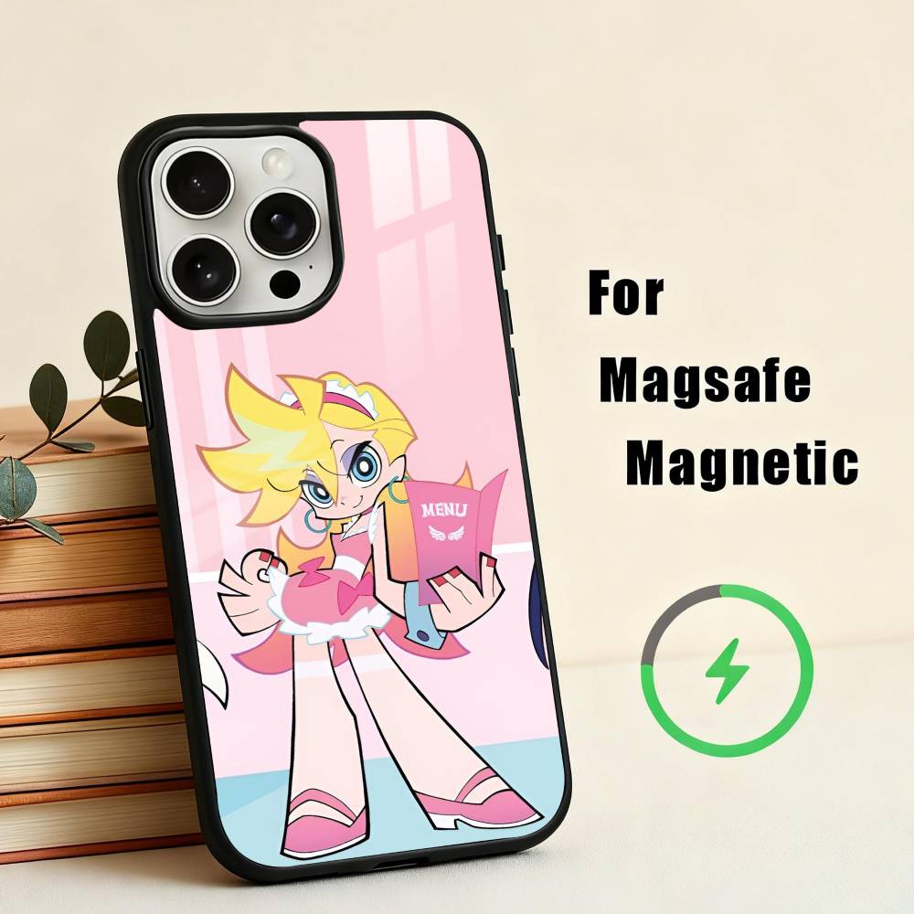 

P-Panty S-Stocking with Garterbelt Phone Case For iPhone17,16,15,14,13,12,11 Plus,Pro Max Magnetic For Magsafe Wireless Charging iPhone16PROMAX