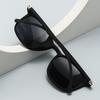 Polarized Sunglasses Men'S And Women'S Retro Classic Large Frame Elastic Paint Spring Foot Sunglasses Trendy Glasses