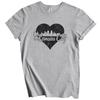 Retro Kansas City Missouri Skyline Heart Distressed T-Shirt