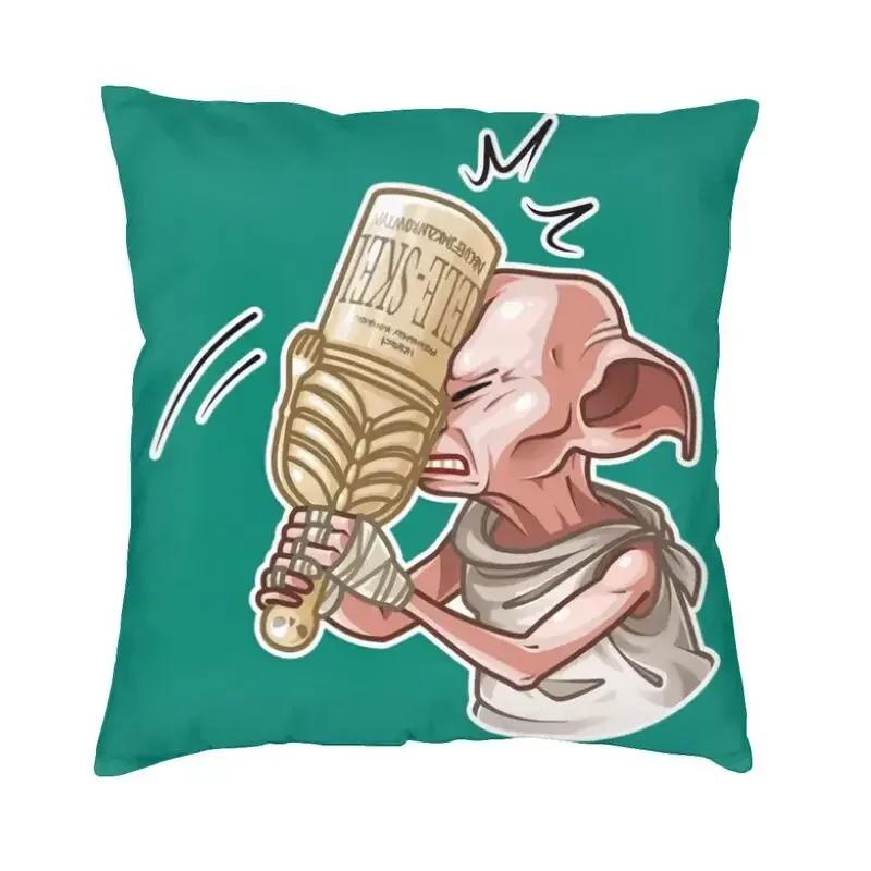 

Dobby Meme Cushion Covers 35x35cm 14x14Inch Soft Halloween Magic Movie Pillow Case for Car Pillowcase Living Room Decoration 12x12Inch