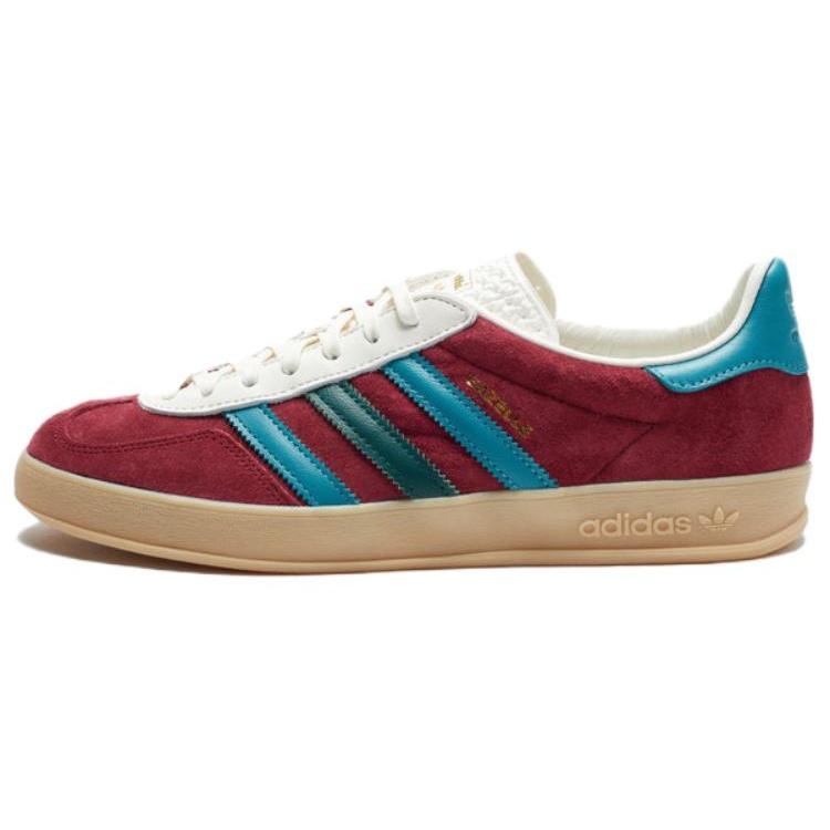 adidas Gazelle Indoor Shoes Burgundy Arctic Fusion Collegiate Green Men s IG4996 EU 41⅓