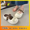 Flower casual light mouth buckle Mary Jane bag head slippers thick sole versatile height-increasing sandals women's 2025 summer and autumn new models