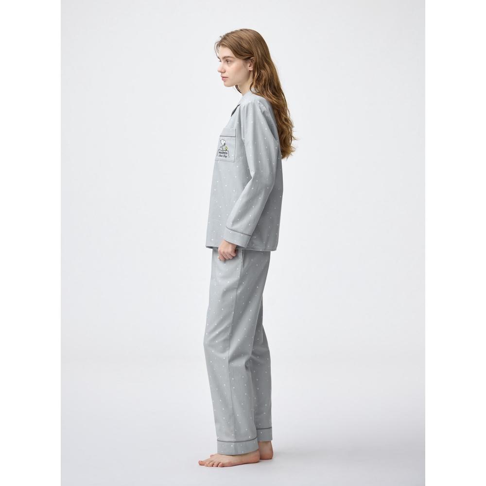 GU by Uniqlo Flannel Pajamas  Long Sleeves   Long Pants  Peanuts