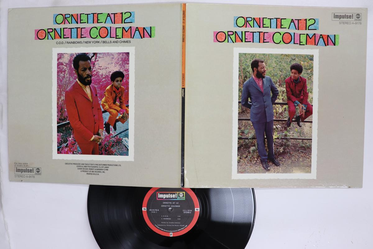 LP Record ORNETTE COLEMAN  Ornette At 12 AS9178 IMPULSE 1969 US Jazz Used