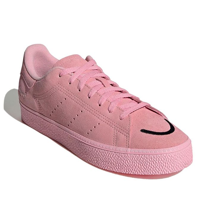 Adidas Originals Face X Atmos X Stan Smith Cs Vielseitig Bequem Minimalistisch Rutschfest Langlebig Low Top Skateschuhe Herren Skateschuhe Pink IG4122