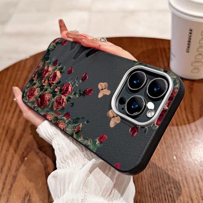 Redmi Note 14 Cases Retro Fashion Rose Faux Leather Phone Case for Xiaomi Redmi Note 12 13 Pro Plus 10S 11S 12S 11 13C 14C Cover