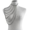 Fashion Trend Neck Chain Collarbone Necklace, Sexy Geometric U-Shaped Fringed Shoulder Body Chain For Women