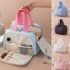 Cartoon Pattern Cute Portable Lightweight Makeup Bag Women's Travel Storage Bag Handheld Organizer Cosmetic Pouch Wash Bag