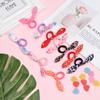 Ponytail Holder Rabbit Ears Head Dress Women Hairband Rubber Band Elastic Hair Bands Hair Ropes
