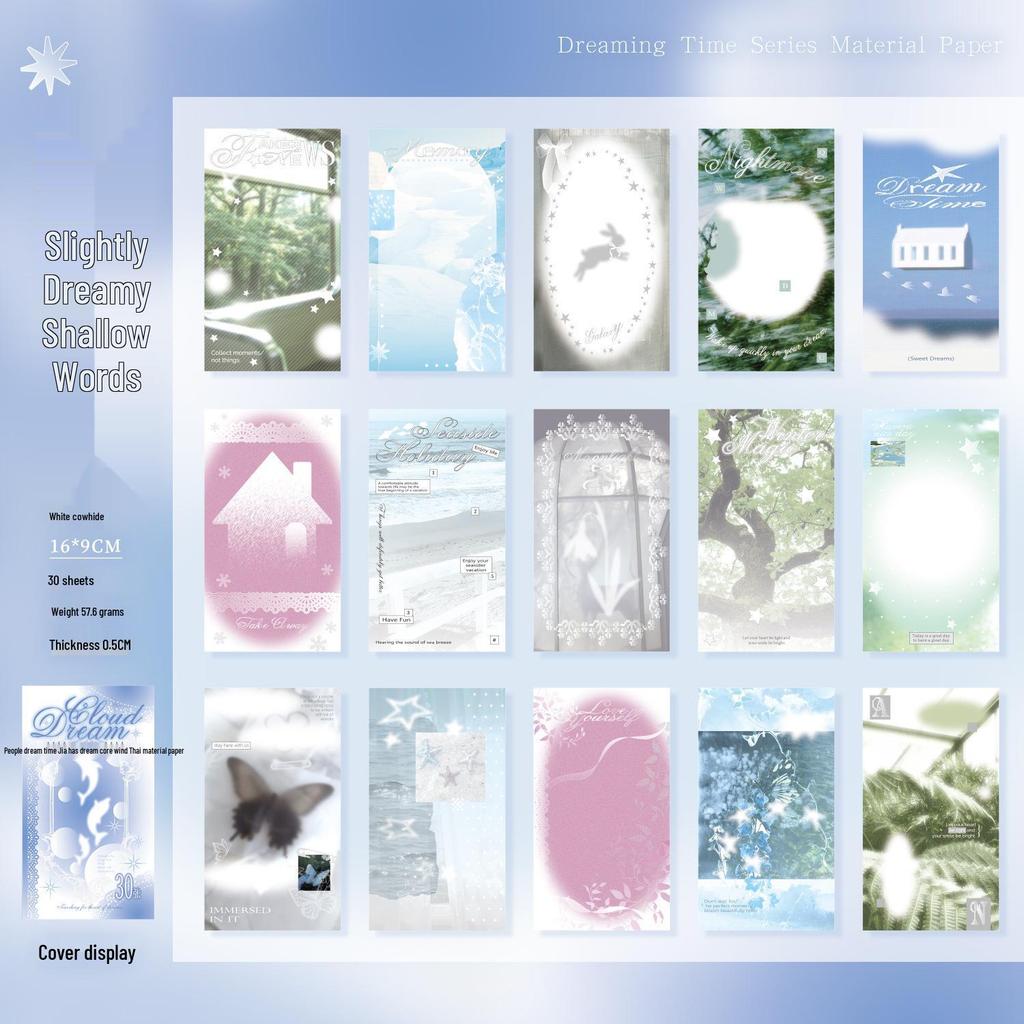 Yuxian Dreamtime DIY Journal Cards & Notes for Decoration