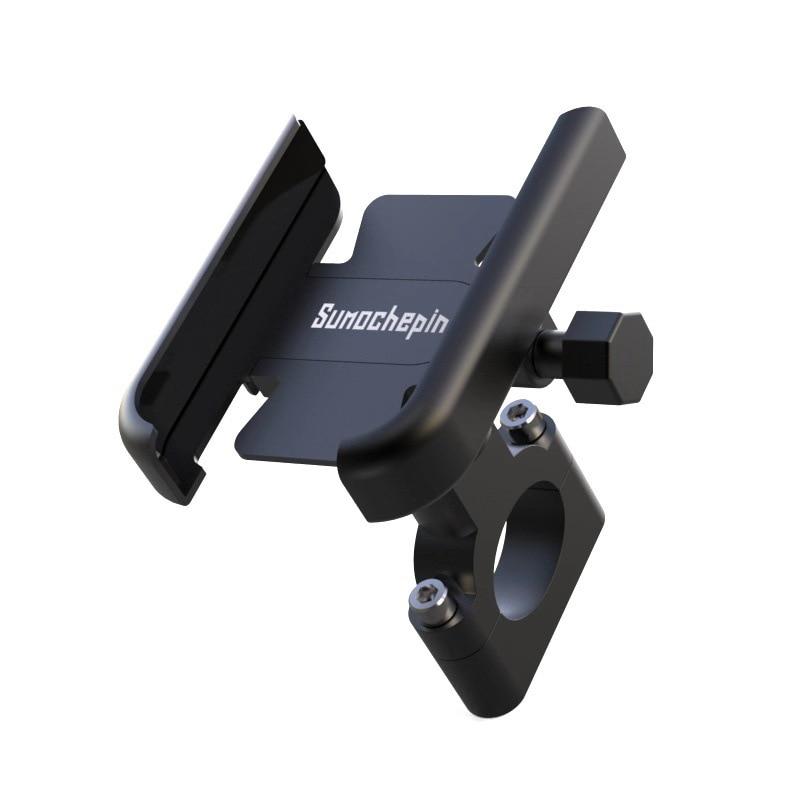 Bicycle Phone Holder Motorcycle Handlebar Mobilephone Support Aluminum Alloy 360 Rotation MTB Bike Accessories