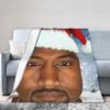 k-kanyes w-wests funny meme Blanket Multiple Sizes Super Soft and Warm  Throw Blankets for Sofa Couch and Bed