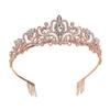 Bridal Crown Headwear Alloy Rhinestone Headband Wedding Crown Birthday Hair Accessories Party Headband Accessories