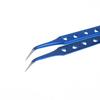 Aac-15 Stainless Steel Tweezers For Phone Repair High Precision 8 Hole Heat Dissipation Flying Wire Spot Welding Clip
