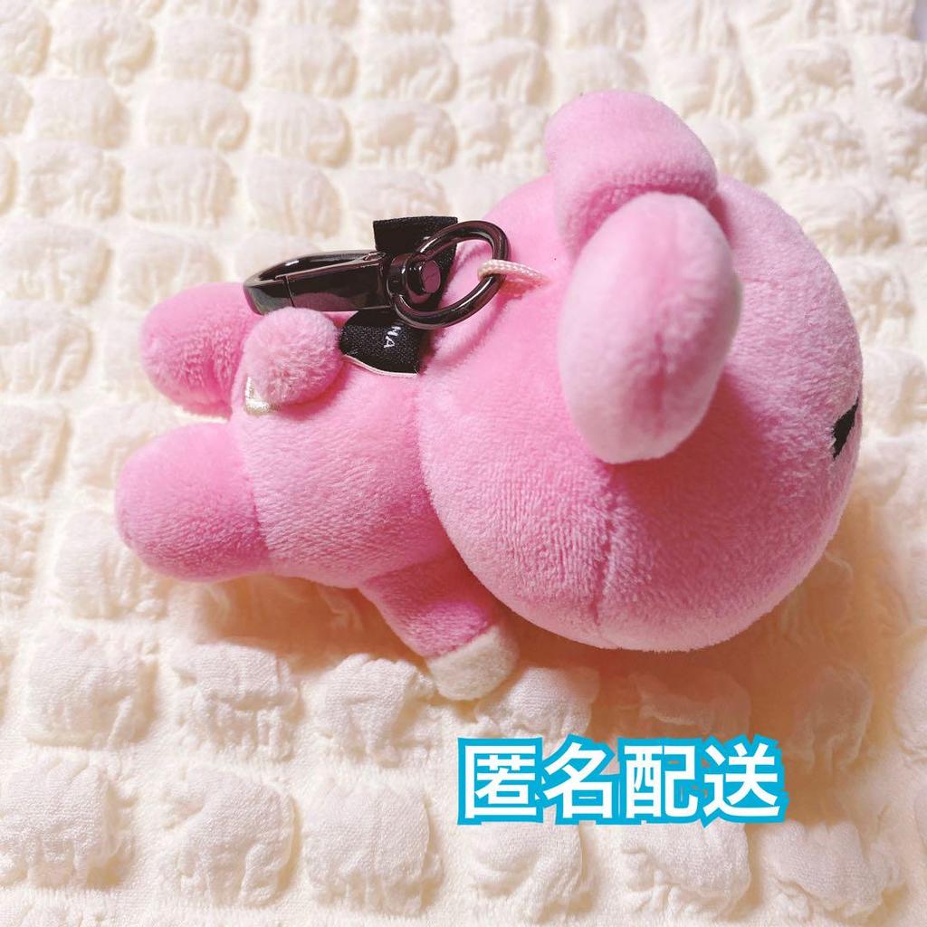 [USED] BT21 COOKY Lying Down Plush Toy Keyring Mascot