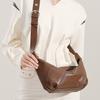 The First Layer Of Cowhide, Winter Genuine Leather, Light Luxury, High-End Fashion, Single Shoulder Crossbody Underarm Bag Woman