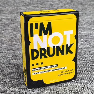 I‘M NOT DRUNK Card for Adults Fun Drinking Games for Game Night Party Desktop Game