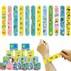 SpongeBob Theme Birthday Party Favor Supplies Keychain Sticker Slap Bracelets for Goodie Bag Fillers Classroom Reward Prizes