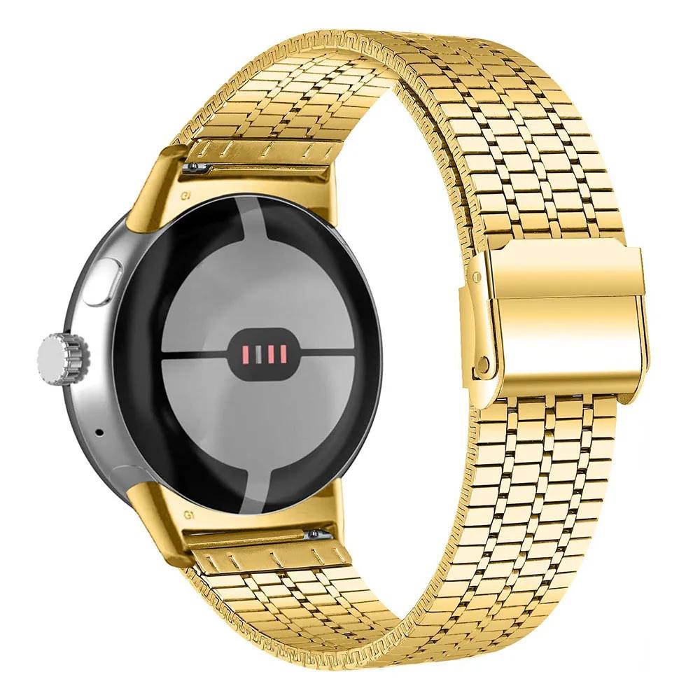 Minimalist Strap For Google Pixel Watch 3 45mm Stainless Steel Band For Google Pixel Watch 1 2 3 Wristband Replace Bracelet Accessories