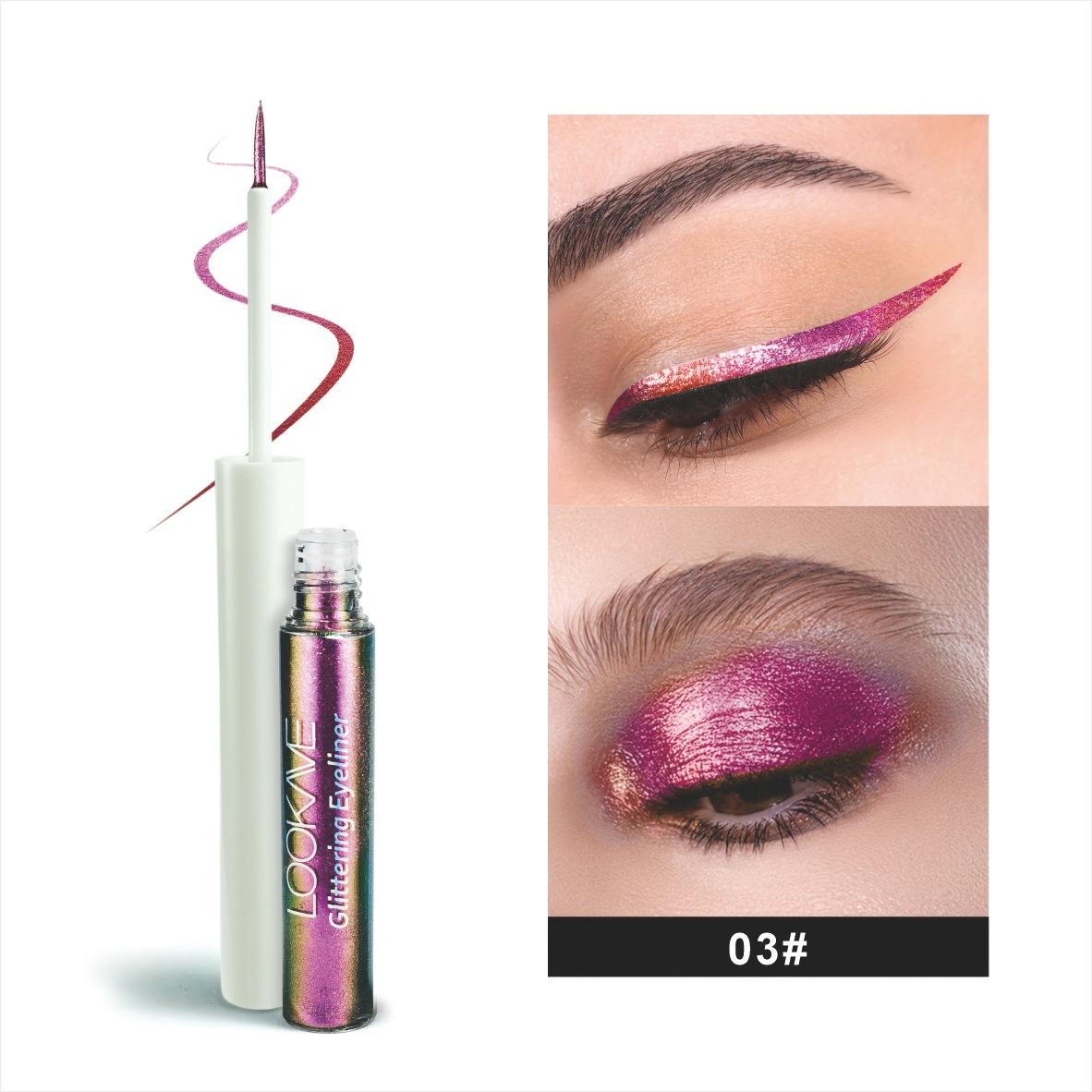 

and eye shadow красный