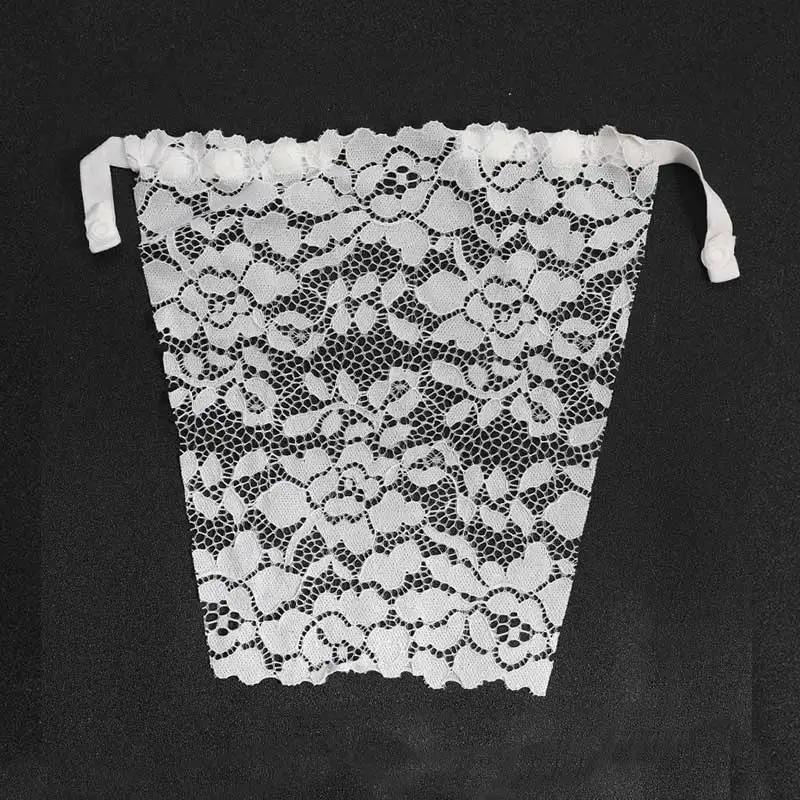 

1 шт. Женский кружевной бюстгальтер-топ с клипсой, накладка-панель скромности, жилет-вставка для бюстгальтера, защита обернутой груди, закрывающий топ-труба