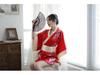 Sexy Deep V Japanese Kimono Bathrobe Set for Women – Playful, Cute, and Perfect for Role-Playing