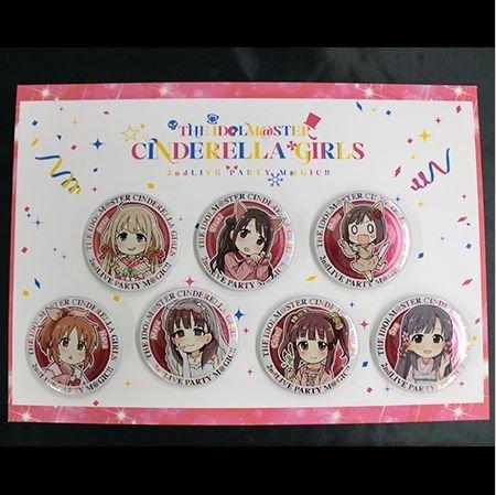 

THE IDOLM@STER CINDERELLA GIRLS 2ndLIVE PARTY M@GIC!! Idolmaster Cinderella Girls [Cinderella 2ndLIVE] Can Badge Set of 7 Cute
