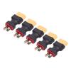 5PCS XT60 To T Plug Connector Battery To Charger ESC Male Port Conversion Adapter for RC Car