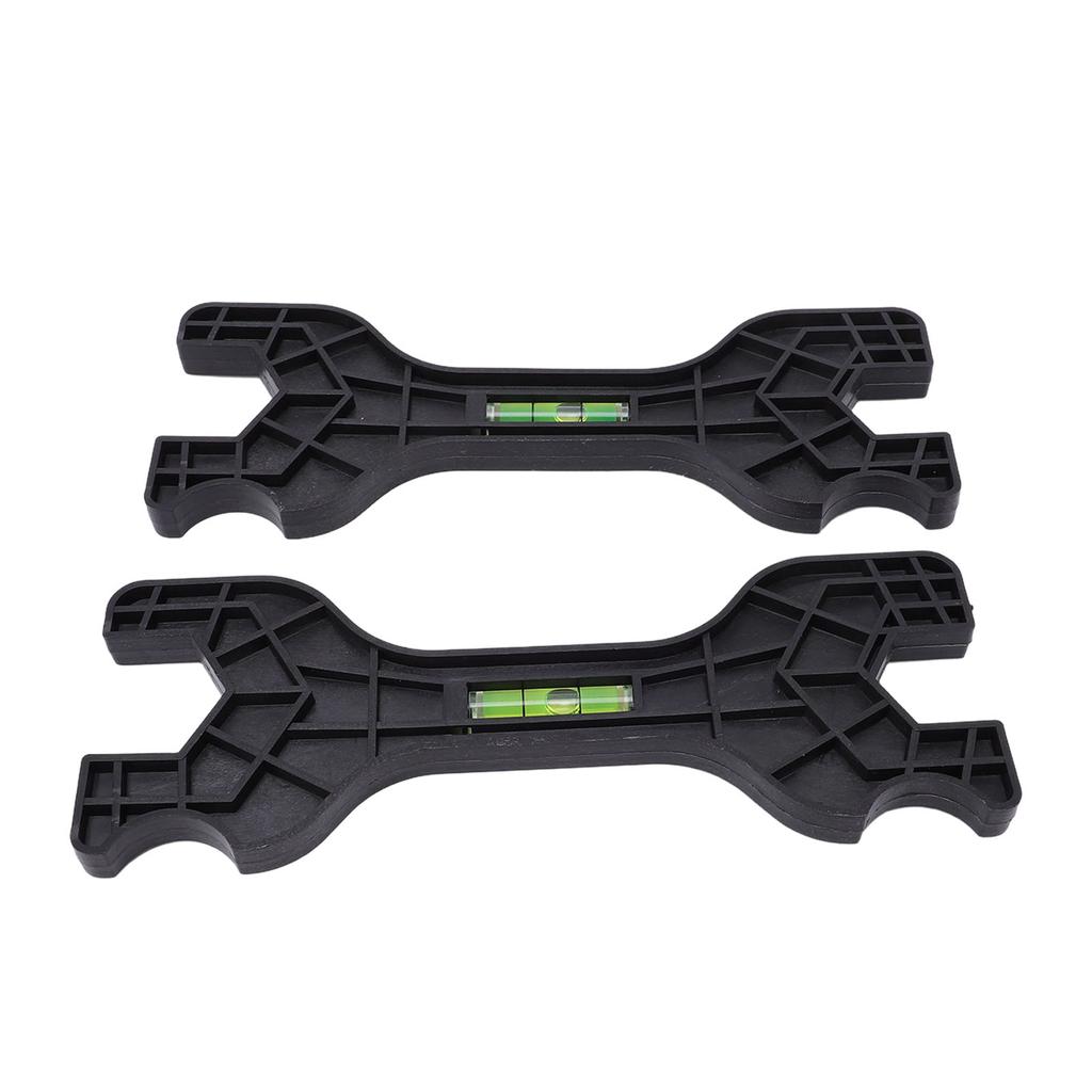 2pcs Multifunctional Double Head Shower Wrenches Plastic Bathroom Faucet Repair Tool with Bubble Level for Plumbing Tool
