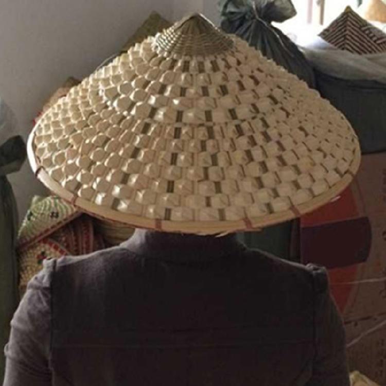 Asian Bamboo Weave Hat Provides Superior Comfort and Protection Ideal for Outdoor Tasks and Themed Celebrations