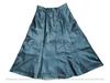 Skirt Soft Long Flare Skirt Black Stylish Hot Women's Genuine Lambskin Leather