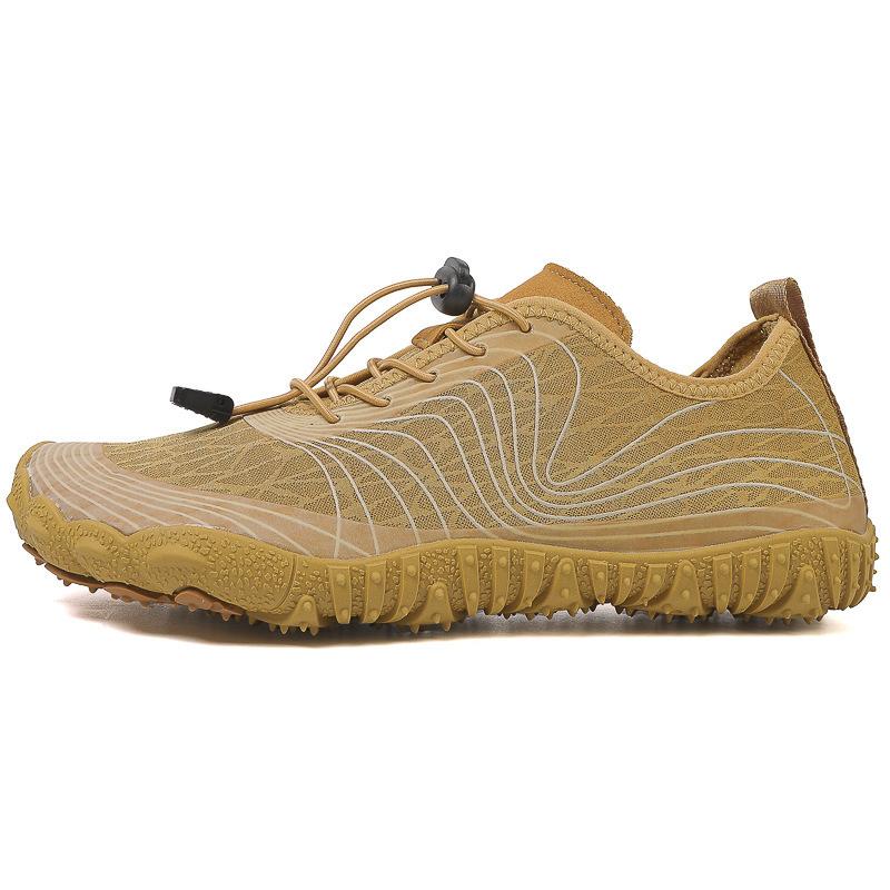 

Outdoor creek shoes men s beach shoes women s non-slip wading shoes amphibious five-finger shoes diving swimming shoes 46 верблюд