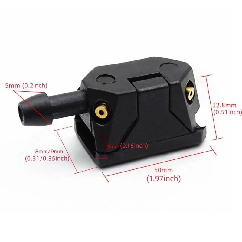 

2 шт./упак. универсальные автомобильные щетки стеклоочистителя для мытья лобового стекла, распыляющие форсунки, установленные на регулируемом рычаге 8 мм и 9 мм