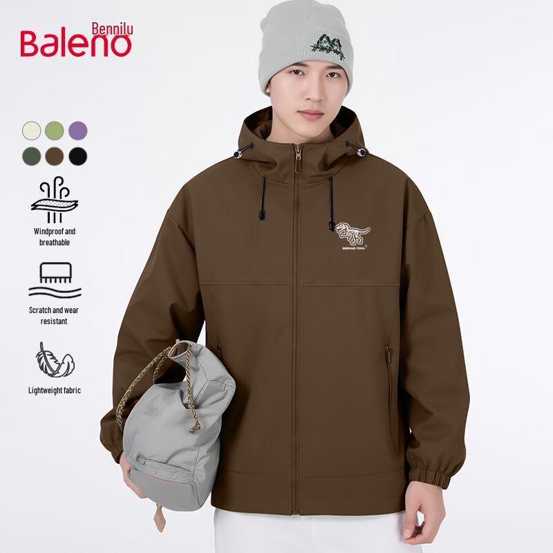 

Baleno Men s 2026 Spring Outdoor Windbreaker Jacket 2XL