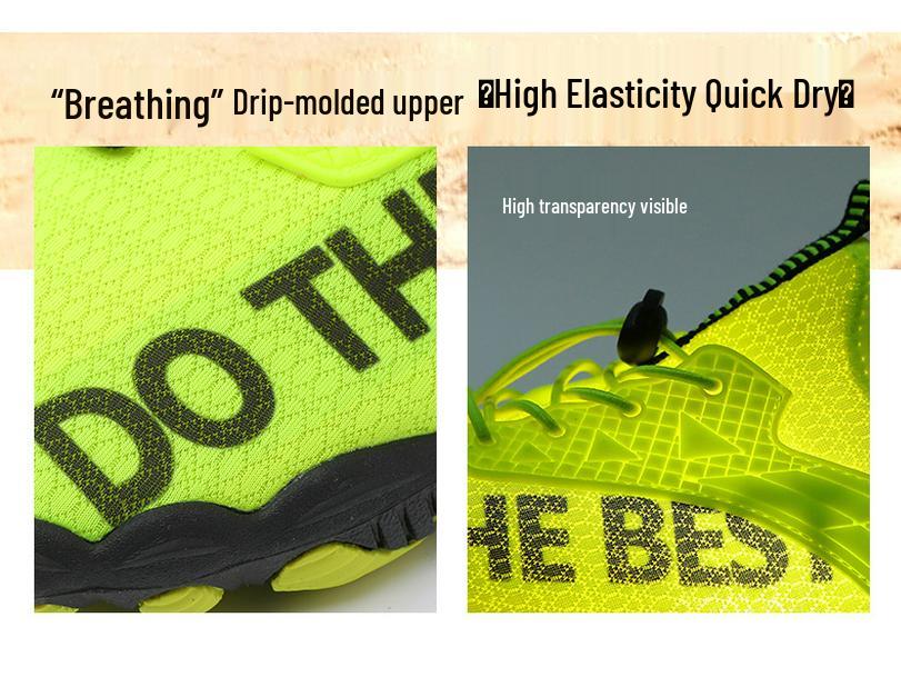 Quick-Dry Five-Finger Non-Slip Water and Beach Shoes for Swimming, Fishing, and Indoor Fitness