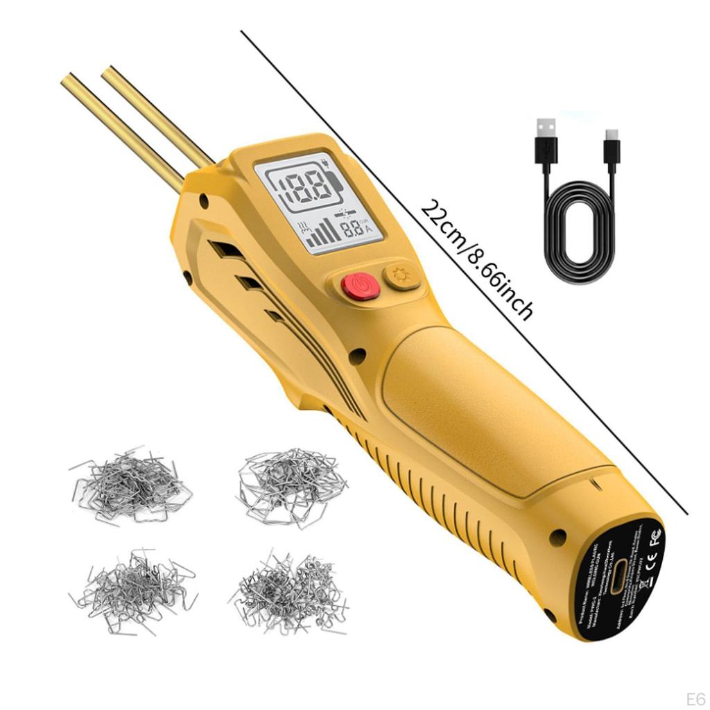 Cordless Plastic Welding Tool with Handle for Car Repairs And 200 Staples