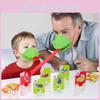 Engagerande färgglad grodtungaleksak för barn, rolig interaktiv bordsspelupplevelse