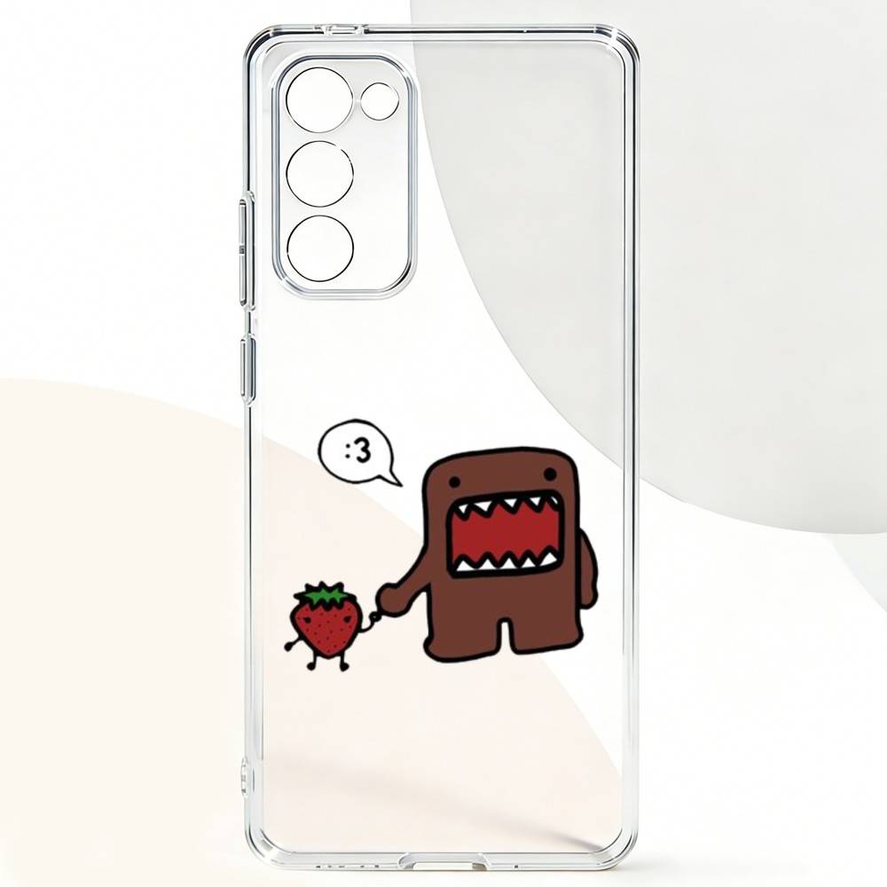 Cute D-Domo-kun-N Phone Case For Samsung Galaxy A91,80,73,72 ,71,53,52,32 ,31,22,21s,20,Transparent Case