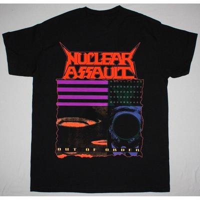 Nuclear Assault Band Außer Betrieb Schwarz Alle Größen T-Shirt