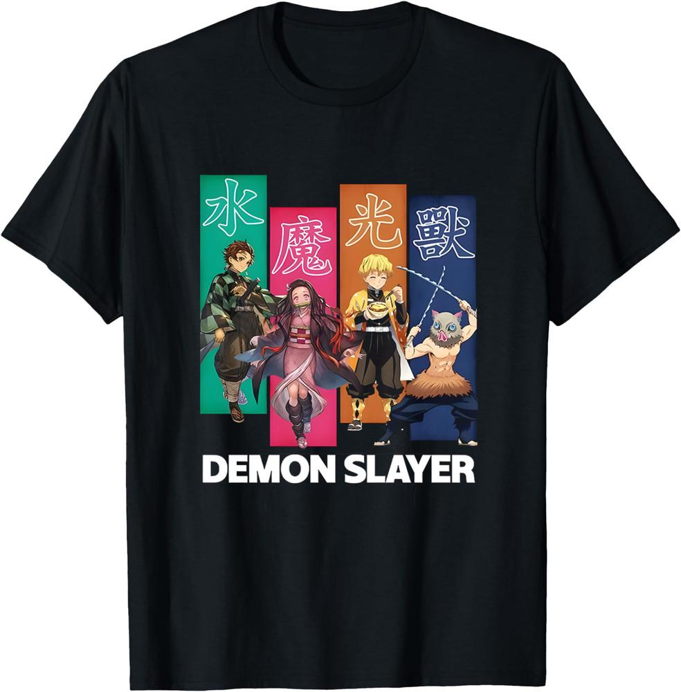 Demon Slayer Infinity Castle T-Shirt, Tanjiro Team Shirt, Gift Fan Anime Unisex T-Shirt L