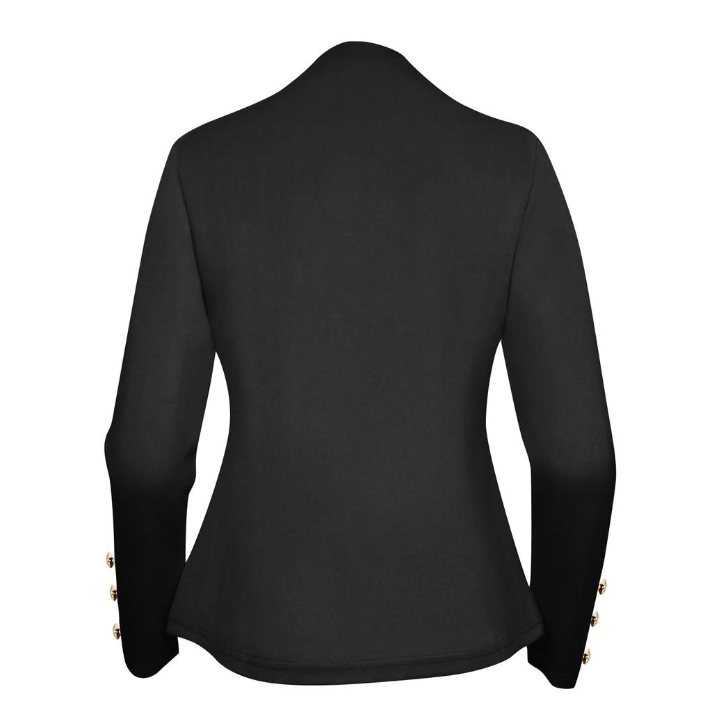 Fashionable Women's Color Casual Long-sleeved Button Cardigan Jacket