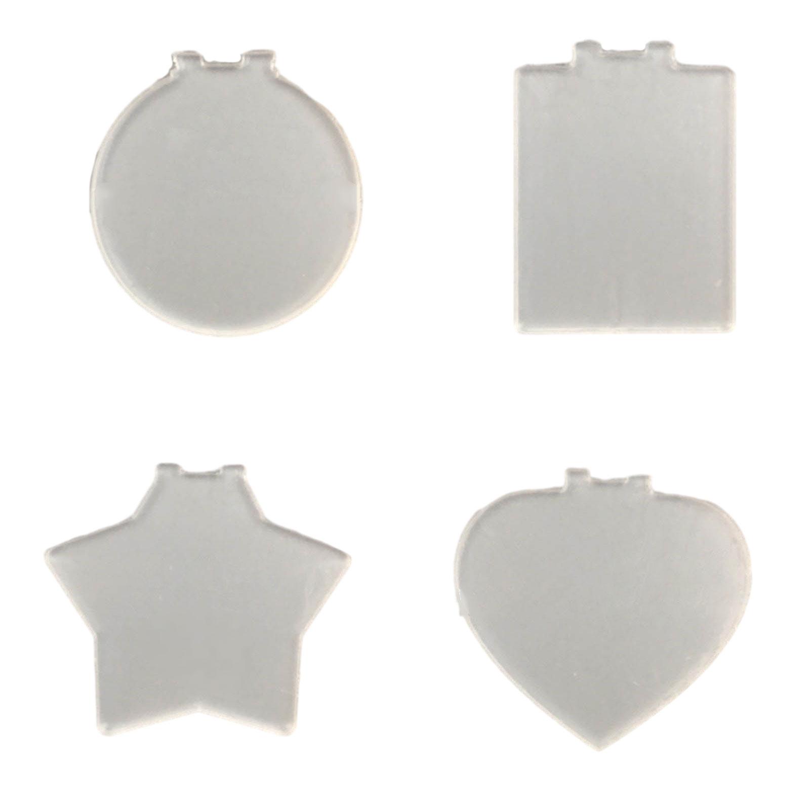 DIY светящиеся украшения подвеска акриловые пустые подвесные украшения светящийся брелок — фото 8