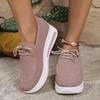 Fashion 2025 Casual Sneakers Women's Shoes New Plus Size Border Design Low Top Thick Bottom Lazy Shoes Comfortable Athletic Footwe