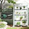 Four-Tier Mini Greenhouse - Green/White