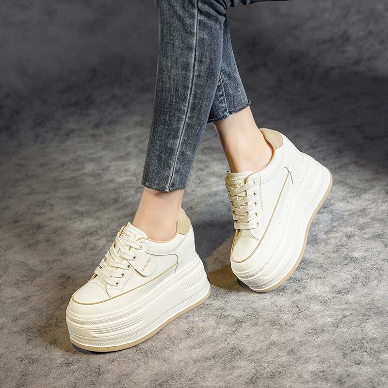Casual shoes 2026 Spring and Autumn new women's shoes  sponge cake thick soled women's shoes