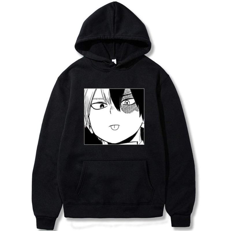 Japanese Animation My Hero Academia Hoodies Men Women Hooded Sweatshirts Pullovers Autumn Boys Girls Streetwear Hoodie