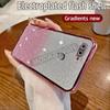 For OPPO A7 Case Electroplating Soft Glitter TPU Cell phone Back Cover CPH1901 CPH1903 CPH1905 Phone Casing For Girl Woman
