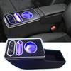 Yotetat Spacia Console Box for Suzuki New Spacia Custom Armrest Console with USB Port and Blue Breathing Spacia Custom MK54S Center Console Specific